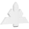 Ekena Millwork Kennewick Architectural Grade PVC Gable Bracket, 36"W x 19 1/2"H x 2"D x 6"F, 13/12 Pitch GBP036X20X0206KEN00 - alternate 1